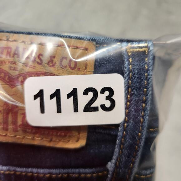 Levis 721 High Rise Skinny Jeans Womens 32 Blue Denim Stretch Slim Fit 32x30 - Picture 11 of 11